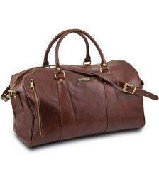 Σάκος Ταξιδίου Δερμάτινος TL Voyager L Tuscany Leather TL141794 Καφέ