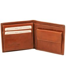 Ανδρικό Δερμάτινο Πορτοφόλι Tuscany Leather TL141377 Μελί