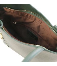 Γυναικεία Τσάντα Δερμάτινη Patty Tuscany Leather TL141455 Πράσινο σκούρο