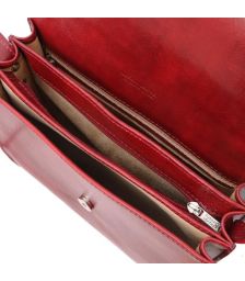 Γυναικεία Τσάντα Δερμάτινη Greta Tuscany Leather TL141958 Κόκκινο