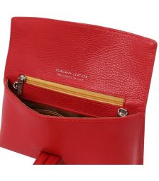 Γυναικείο Τσαντάκι Δερμάτινο Tuscany Leather TL141990 Κόκκινο Lipstick