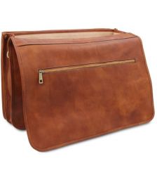 Επαγγελματική Τσάντα Δερμάτινη Ancona 17 ίντσες Tuscany Leather TL142073 Φυσικό