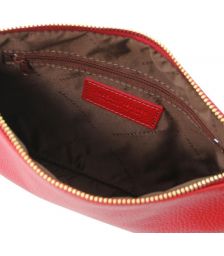 Γυναικείο Τσαντάκι Δερμάτινο Tuscany Leather TL142029 Κόκκινο lipstick