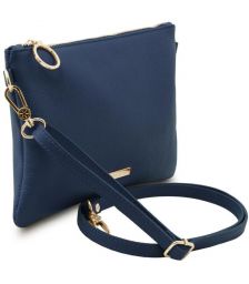 Γυναικείο Τσαντάκι Δερμάτινο Tuscany Leather TL142029 Μπλε σκούρο