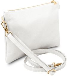 Γυναικείο Τσαντάκι Δερμάτινο Tuscany Leather TL142029 Λευκό