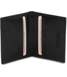 Δερμάτινη θήκη για Επαγγελματικές / Πιστωτικές κάρτες Tuscany Leather TL142063 Μαύρο