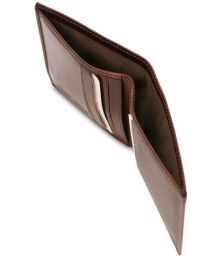 Ανδρικό Πορτοφόλι Δερμάτινο Tuscany Leather TL142064 Καφέ