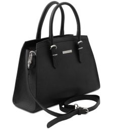 Γυναικεία Τσάντα Δερμάτινη Tuscany Leather TL142147 Μαύρο