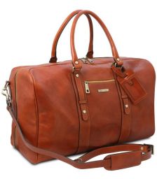 Σάκος ταξιδίου δερμάτινος TL Voyager Tuscany Leather TL142140 Μελί