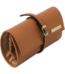 Δερμάτινη θήκη για Κοσμήματα Tuscany Leather TL142193 Κονιάκ