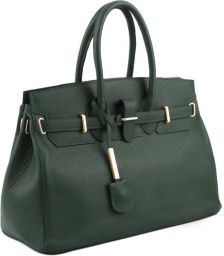 Γυναικεία Τσάντα Δερμάτινη Tuscany Leather TL141529 Κυπαρισσί