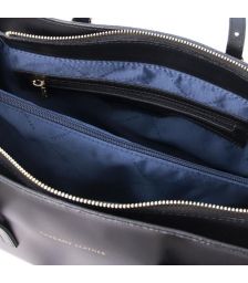 Γυναικεία Τσάντα Δερμάτινη Tuscany Leather TL142037 Μαύρο