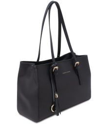 Γυναικεία Τσάντα Δερμάτινη Tuscany Leather TL142037 Μαύρο