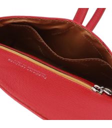 Γυναικείο Τσαντάκι Δερμάτινο Tuscany Leather TL141990 Κόκκινο Lipstick