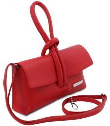 Γυναικείο Τσαντάκι Δερμάτινο Tuscany Leather TL141990 Κόκκινο Lipstick