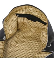 Σάκος Ταξιδίου Δερμάτινος Oslo Tuscany Leather TL141913 Μαύρο