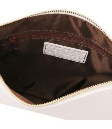 Γυναικείο Τσαντάκι Δερμάτινο Tuscany Leather TL142029 Λευκό