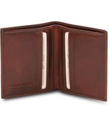 Ανδρικό Πορτοφόλι Δερμάτινο Tuscany Leather TL142064 Καφέ