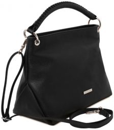 Γυναικεία Τσάντα Δερμάτινη Tuscany Leather TL142087 Μαύρο