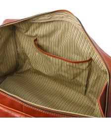 Σάκος ταξιδίου δερμάτινος TL Voyager Tuscany Leather TL142140 Μελί