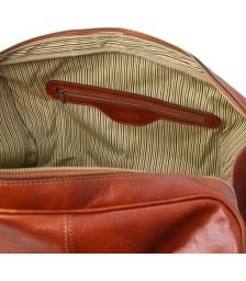 Σάκος ταξιδίου δερμάτινος TL Voyager Tuscany Leather TL142140 Μελί