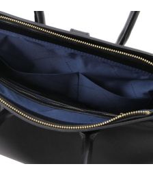 Γυναικεία Τσάντα Δερμάτινη Tuscany Leather TL142174 Μαύρο