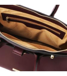 Γυναικεία Τσάντα Δερμάτινη Tuscany Leather TL142174 Μπορντώ