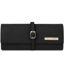 Δερμάτινη θήκη για Κοσμήματα Tuscany Leather TL142193 Μαύρο