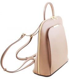 Τσάντα Πλάτης Δερμάτινη TL Bag Tuscany Leather TL141631 Nude