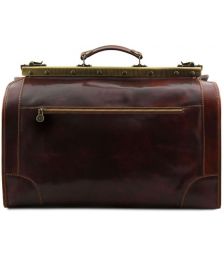 Ιατρική Τσάντα Δερμάτινη Madrid Large Tuscany Leather TL1022 Καφέ