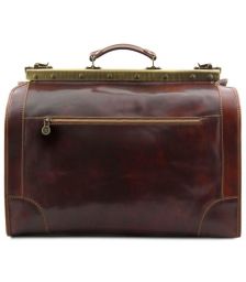 Ιατρική Τσάντα Δερμάτινη Madrid Small Tuscany Leather TL1023 Κόκκινο