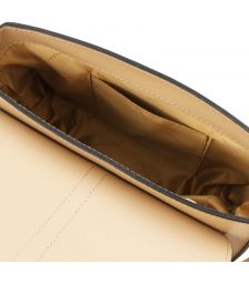 Γυναικεία τσάντα δερμάτινη Nausica Tuscany Leather TL141598 Σαμπανιζέ