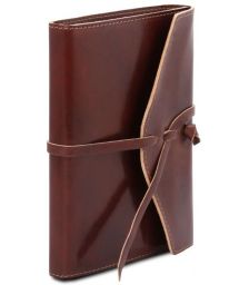 Σημειωματάριο Δερμάτινο Tuscany Leather TL142027 Καφέ