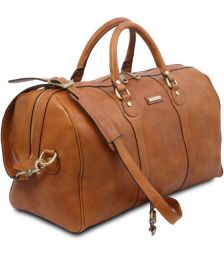 Σάκος Ταξιδίου Δερμάτινος Oslo Tuscany Leather TL141913 Φυσικό