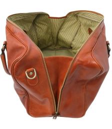 Σάκος ταξιδίου δερμάτινος TL Voyager Tuscany Leather TL142140 Μελί