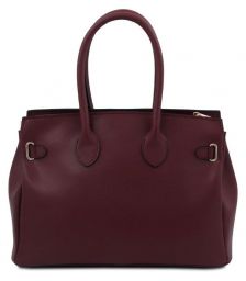 Γυναικεία Τσάντα Δερμάτινη Tuscany Leather TL142174 Μπορντώ