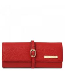 Δερμάτινη θήκη για Κοσμήματα Tuscany Leather TL142193 Κόκκινο lipstick