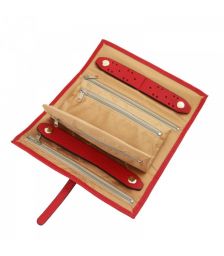 Δερμάτινη θήκη για Κοσμήματα Tuscany Leather TL142193 Κόκκινο lipstick