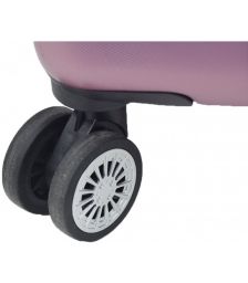 Πτυσσόμενη βαλίτσα καμπίνας - 4cm Colorlife 8053-20 55Χ36Χ23 Ροζ