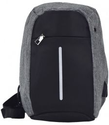 Μικρός αντικλεπτικός σάκος πλάτης V550 30x20x10cm Γκρι