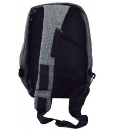 Μικρός αντικλεπτικός σάκος πλάτης V550 30x20x10cm Γκρι