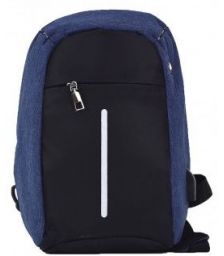 Μικρός αντικλεπτικός σάκος πλάτης V550 30x20x10cm Μπλε