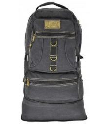 Πτυσσόμενος σάκος πλάτης από καμβά 915 60x35x17cm Ανθρακί