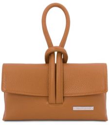 Γυναικείο Τσαντάκι Δερμάτινο Tuscany Leather TL141990 Κονιάκ