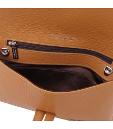Γυναικείο Τσαντάκι Δερμάτινο Tuscany Leather TL141990 Κονιάκ