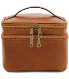 Τσαντάκι Καλλυντικών Δερμάτινο Eliot Tuscany Leather TL142045 Φυσικό