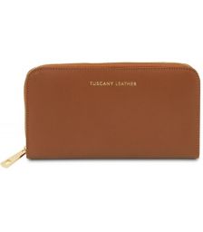 Γυναικείο Πορτοφόλι Δερμάτινο Venere Tuscany Leather TL142085 Κονιάκ