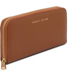 Γυναικείο Πορτοφόλι Δερμάτινο Venere Tuscany Leather TL142085 Κονιάκ