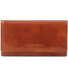 Γυναικείο Πορτοφόλι Δερμάτινο Tuscany Leather TL140787 Καφέ