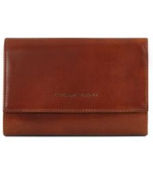 Γυναικείο Πορτοφόλι Δερμάτινο Tuscany Leather TL140796 Καφέ